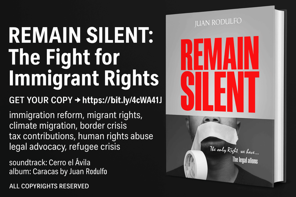 Book Remain Silent, the only right we have the legal aliens by Juan Rodulfo 3